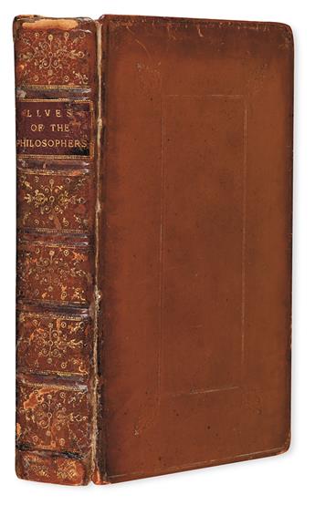 DIOGENES LAERTIUS; et al. The Lives of the Ancient Philosophers.  1702